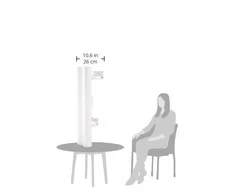 UBIQUITI AM-2G16-90 Ubiquiti AM-2G16 2,4 GHz AirMax 2x2 MIMO bazės sektoriaus antena 16 dBi, 90 laipsnių