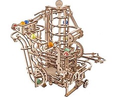 Dėlionė Puzzle 3D Tor Kulkowy Wyciągniki Spiralny Ugears