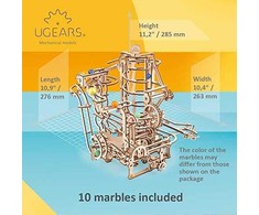Dėlionė Puzzle 3D Tor Kulkowy Wyciągniki Spiralny Ugears