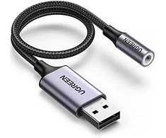 UGREEN CM477 garso adapteris USB - 3.5mm AUX