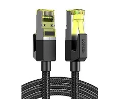 UGREEN NW150 Cat 7 F/FTP Braid Ethernet RJ45 kabelis 1m