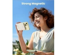 LiPo išorinis akumuliatorius (Powerbank) 5000mAh 15W bevielis QI 7.5W, su magnetu Magsafe PB560 UGREEN