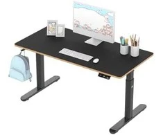 Darbo stalas Ultradesk PULSAR, juodos spalvos