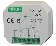 F&amp;F Elektromagnetinis siųstuvas 1P 16A P / T - PP- 1P 230V