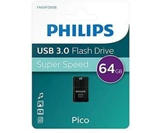 Philips USB 3.0 64GB Pico Edition Juodas