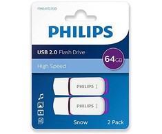 Pendrive Philips Snow Edition 64GB Violetinis (FM64FD70D/00)