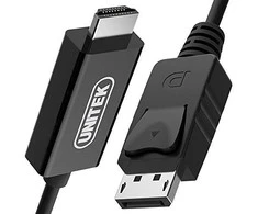 UNITEK Y-5118CA Unitek kabelis DisplayPort prie HDMI 1.8m Y-5118CA