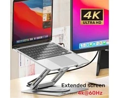 Unitek USB-C HDMI 4K PD 100W nešiojamojo kompiuterio stovas