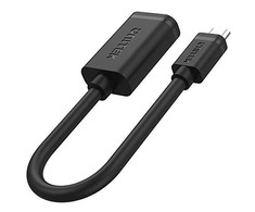 UNITEK Y-C438GBK Unitek kabelis OTG USB 2.0. AF į microUSB BM, Y-C438GBK