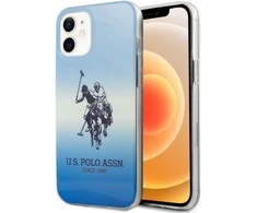 Us Polo Assn US Polo USHCP12SPCDGBL Apple iPhone 12 mini 5,4" telefono dėklas mėlynos spalvos Gradient Collection