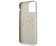 Us Polo Assn US Polo USHCP12SSLHRWH Apple iPhone 12 mini 5,4" telefono dėklas baltos spalvos solikoninis Collection