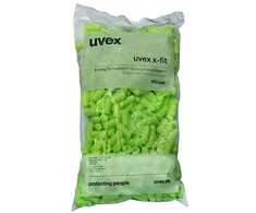 uvex x-fit vienkartinių ausų kištukų užpildymo pakuotė (200 porų)