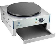 Vaflinė Royal Catering blynų kepimo aparatas, vienos lėkštės, apvalus, skersmens. 40 cm