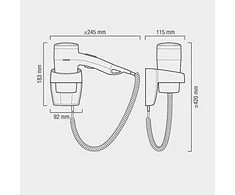 Ligo Electric VALERA 533.05/038A Plaukų džiovintuvas
