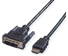 Kabelis Value HDMI - DVI- D 1m juoda (11.99.5519)