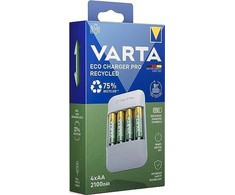 Varta Eco Charger Pro perdirbtas + 4 x 2100 mAh AA 57683 101 121