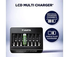 Varta 8 AA/AAA elementų kroviklis LCD Multi Charger Plus 57681