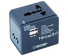 Kelioninis universalus adapteris Velamp SH115