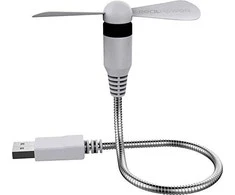 Realpower RealPower USB mini ventiliatorius baltas (lankstus USB ventiliatorius)