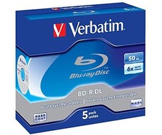Verbatim BD-RD DL 50 GB 6x5 vnt (43748)