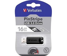 Pendrive Verbatim PinStripe, 16 GB (49316)