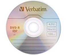 VERBATIM 43791 Verbatim DVD-R DATA LIFE 4.7GB 16X Matinis SIVER SURFACE 50 PACK