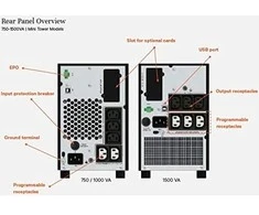 VERTIV EDGE UPS 750VA 230V bokštas