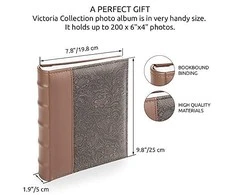 Victoria Collection Album B 10x15/200M Flower-4, rudas