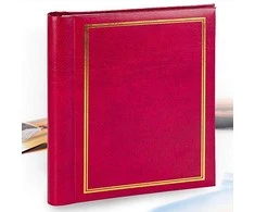 Victoria Collection Albumas SA60S Magnetic 60pgs Classic, raudonas