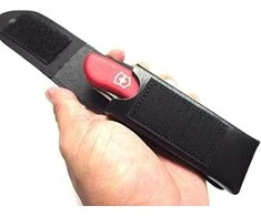 Dėklas Victorinox fiksuotų ašmenų peiliams, leather, juodas