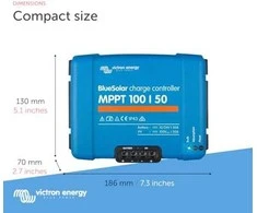 Victron Energy BlueSolar MPPT 100/50 įkrovimo valdiklis