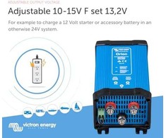 Įtampos keitiklis DC/DC 24V:12V (reguliuojama 10-15V), 70A Orion, galvaniškai ne izoliuotas, IP20, Victron Energy