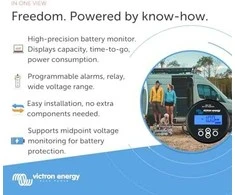 Victron Energy Victron Energy Monitorius Victron Energy BMV-702 Juodas