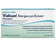 Vidisan Allergy With Ectoin Vienkartinė 20 x 0,5 ml