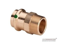 Viega pereinamojo laikotarpio jungtis 22mm x 1 / 2 "bronza (297 961)