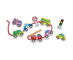 Medinis vėrimo žaidimas Viga Automobiliai