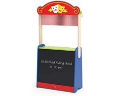 Viga Toys Viga Žaislai 2-in-1 Teatras ir Maisto Parduotuvė