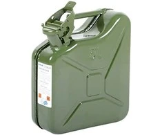Plieninis kanistras benzinui RAL 6003, 5l