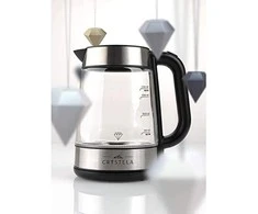 ETA | Virdulys | ETA615390000 | Standard | 2200 W | 1.7 L | Glass | 360° rotational base | Juodas/Stainless Steel
