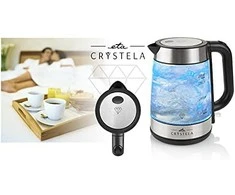 ETA | Virdulys | ETA615390000 | Standard | 2200 W | 1.7 L | Glass | 360° rotational base | Juodas/Stainless Steel