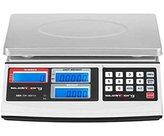 Virtuvinės svarstyklės Steinberg Systems SBS-ZW-3001H LCD vienetų skaičiavimo kontrolinės svarstyklės iki 30 kg