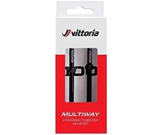 Bekamerinis ventilis Vittoria Multiway alloy juodas 80mm 2vnt.