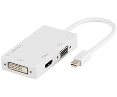 Vivanco "Mini DisplayPort prie HDMI / VGA / DVI universalus adapteris 45283 CA M 1-"