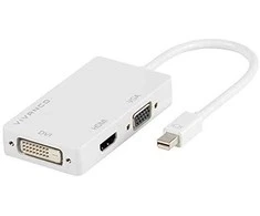 Vivanco "Mini DisplayPort prie HDMI / VGA / DVI universalus adapteris 45283 CA M 1-"