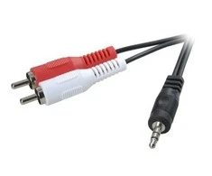 Vivanco kabelis Promostick 3,5 mm - 2xRCA 5m (19720)