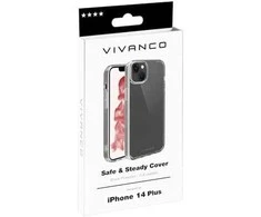 Vivanco dėklas Safe&amp;Steady Anti Shock Apple iPhone 14 Plus, skaidrus (63488)