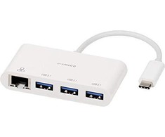 USB Adapteris - Vivanco 45388 USB-C LAN Šakotuvas, 3 Prievadai, 5 Gbit/s
