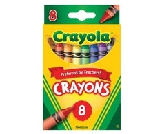 Crayola, Inc. CRAYOLA Kreidelės, 8 vnt.