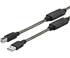 USB kabelis VivoLink USB-A - mikro B 20 m juoda (PROUSB20)