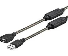 USB kabelis VivoLink USB-A - USB-A 5 m Juodas (PROUSBAAF5)